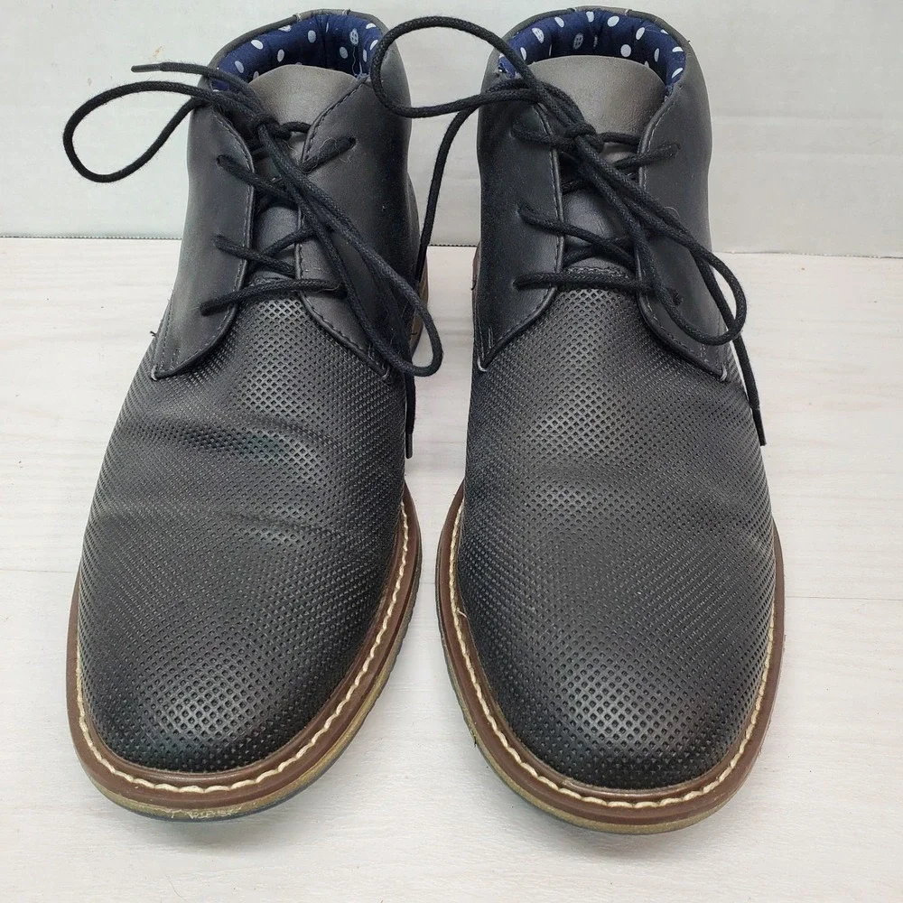 Steve Madden Sestin Chukka Boots 9.5 M Blue Comfort Casual Work School Fast Ship